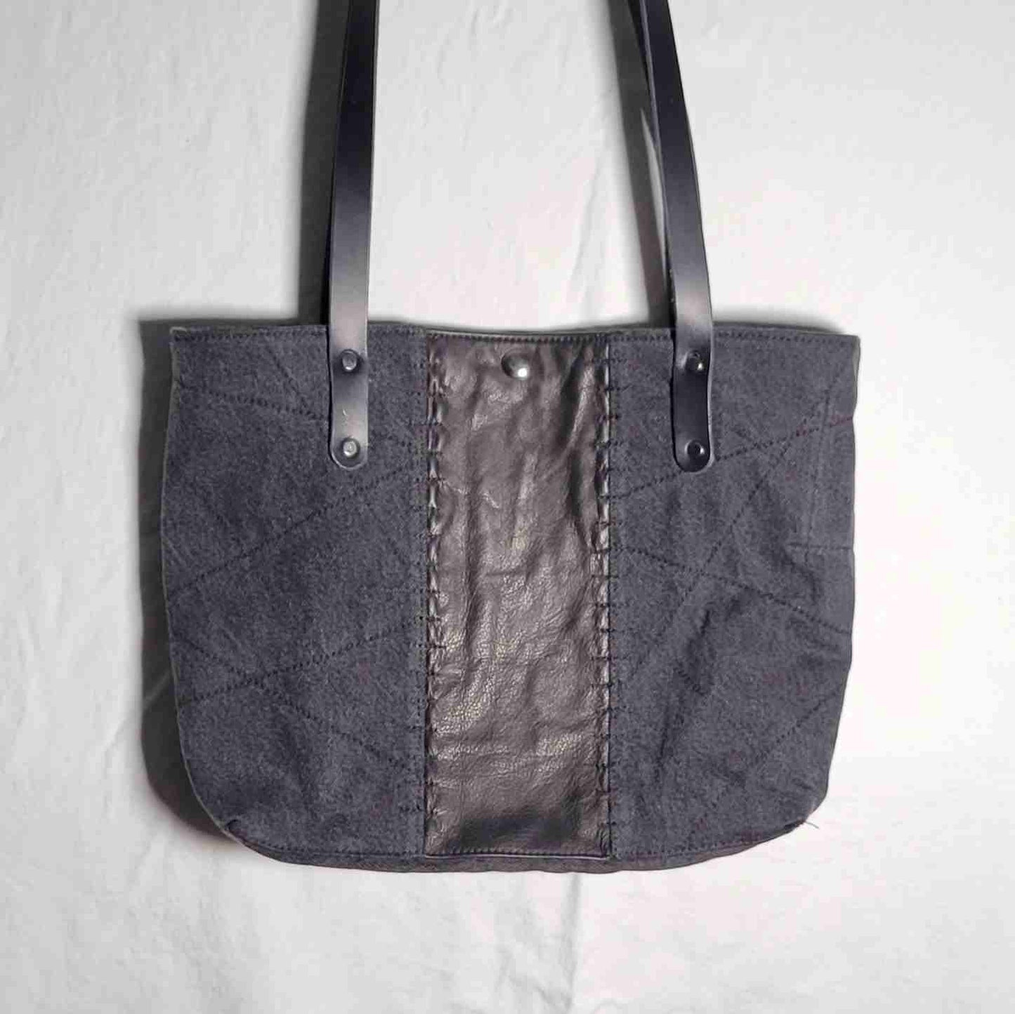 Denim & Leather Tote - The Second