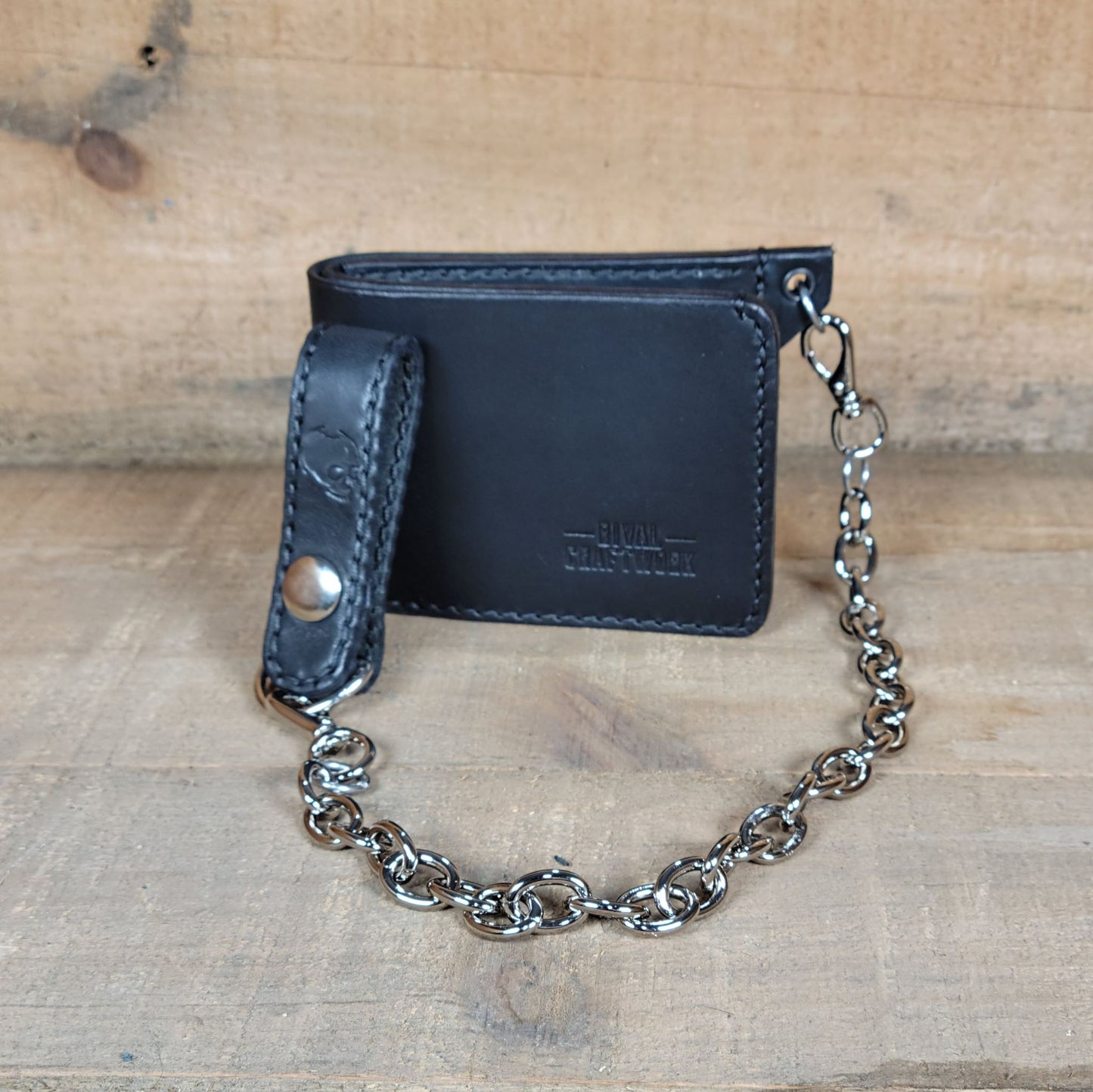 Classico Wallet - Horween Black - Chain Wallet