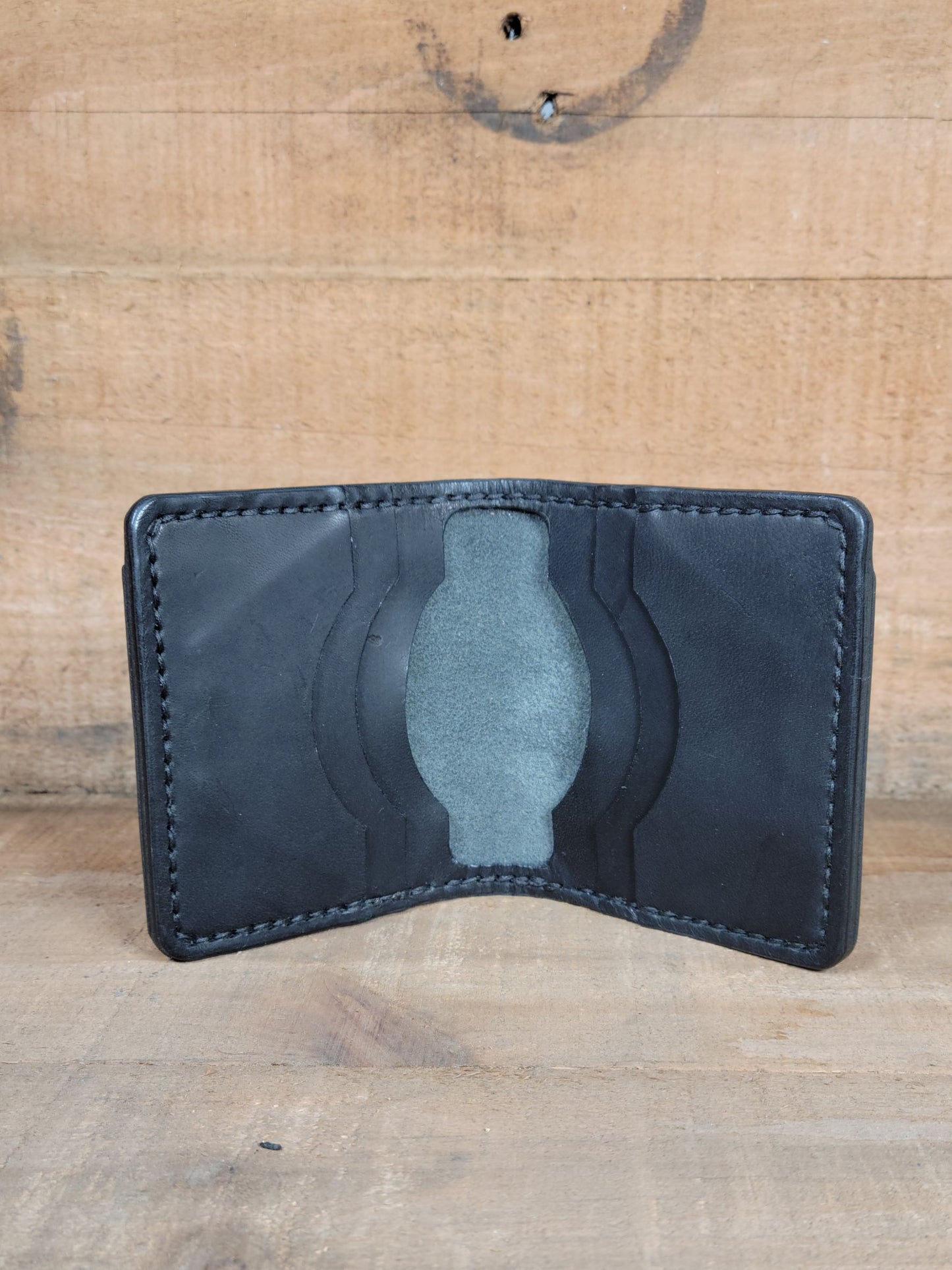 Cliffhanger Wallet - Horween Black